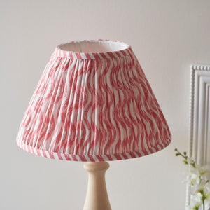Hidcote & Ripple 30cm Coral pink shade - Comet Lighting