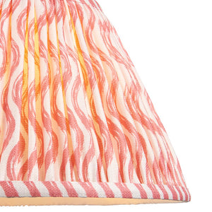 Hidcote & Ripple 30cm Coral pink shade - Comet Lighting