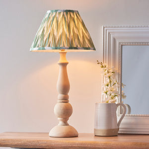Hidcote & Zigzag 30cm Cotswold green shade - Comet Lighting