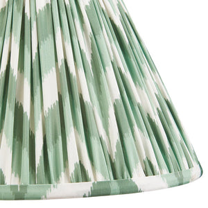 Hidcote & Zigzag 30cm Cotswold green shade - Comet Lighting