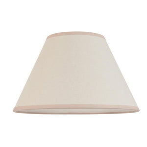Hidcote & Ivy 30cm Vintage white shade - Comet Lighting