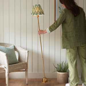 Burley Rechargeable & Zigzag 25cm Cotswold green shade - Comet Lighting