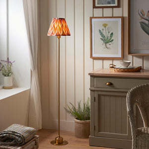 Burley Rechargeable & Zigzag 25cm Apricot orange shade - Comet Lighting