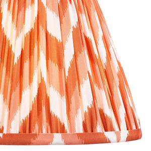 Burley Rechargeable & Zigzag 25cm Apricot orange shade - Comet Lighting