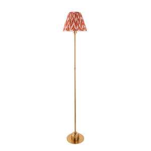 Burley Rechargeable & Zigzag 25cm Apricot orange shade - Comet Lighting
