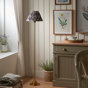 Burley Rechargeable & Zigzag 30cm Pearl grey shade - Comet Lighting
