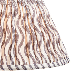 Burley Rechargeable & Ripple 30cm Pearl grey shade - Comet Lighting