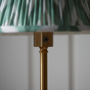 Burley Rechargeable & Zigzag 30cm Cotswold green shade - Comet Lighting
