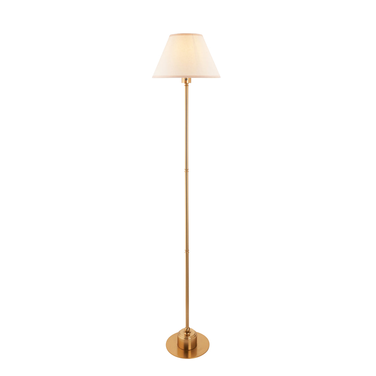 Burley Rechargeable & Ivy 30cm Vintage white shade - Comet Lighting