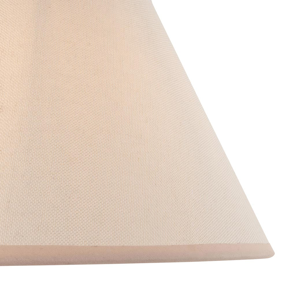 Burley Rechargeable & Ivy 30cm Vintage white shade - Comet Lighting