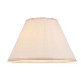 Burley Rechargeable & Ivy 30cm Vintage white shade - Comet Lighting