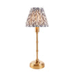 Burley Rechargeable & Leaf 16cm Pearl grey shade - Comet Lighting