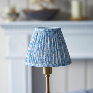 Burley Rechargeable & Leaf 16cm Shell bay blue shade - Comet Lighting
