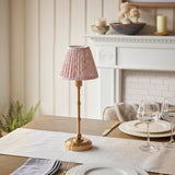 Burley Rechargeable & Leaf 16cm Peachy keen shade - Comet Lighting