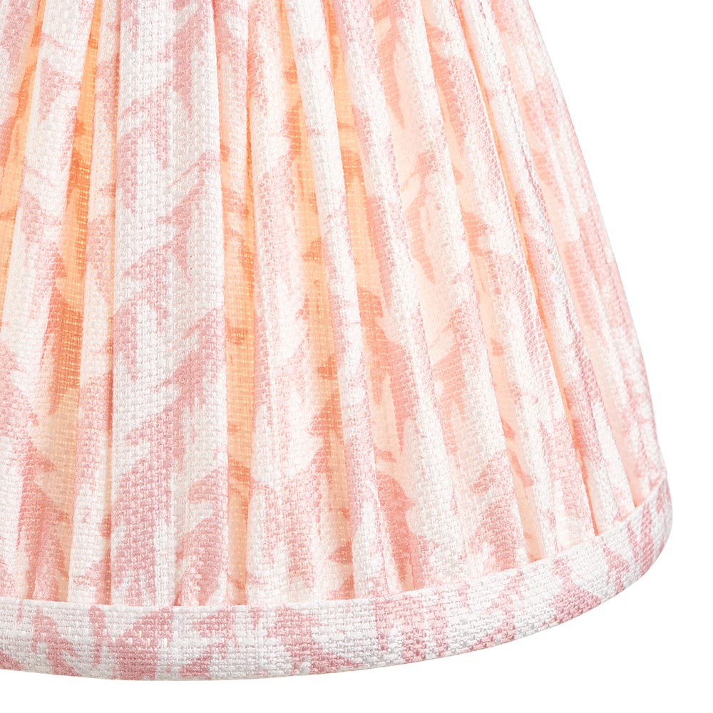 Burley Rechargeable & Leaf 16cm Peachy keen shade - Comet Lighting
