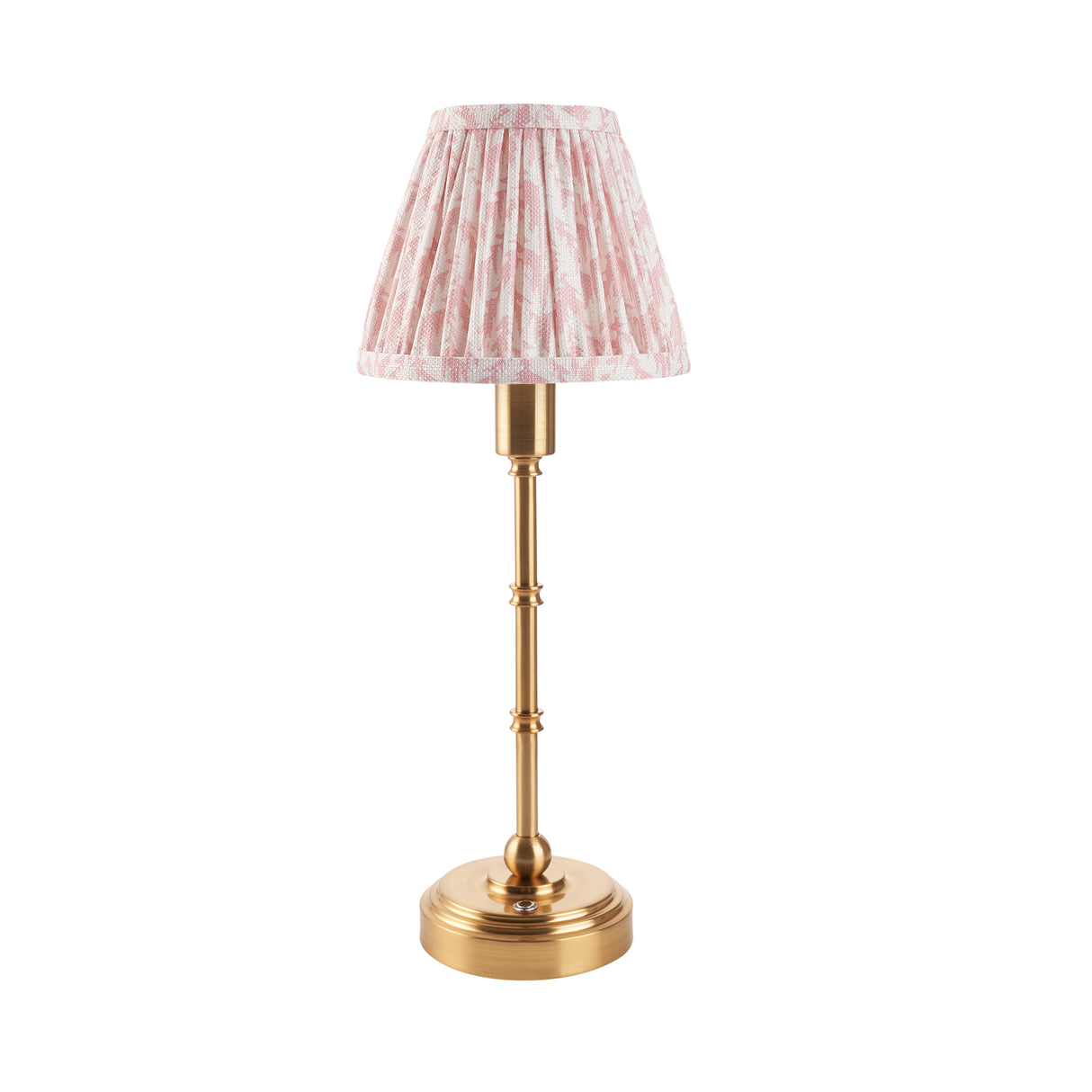 Burley Rechargeable & Leaf 16cm Peachy keen shade - Comet Lighting