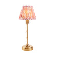 Burley Rechargeable & Ripple 16cm Coral pink shade - Comet Lighting