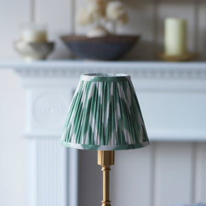 Burley Rechargeable & Zigzag 16cm Cotswold green shade - Comet Lighting