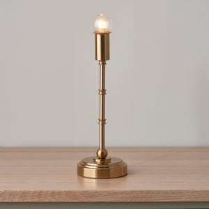 Burley Rechargeable & Zigzag 16cm Cotswold green shade - Comet Lighting
