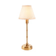 Burley Rechargeable & Ivy 16cm Vintage white shade - Comet Lighting