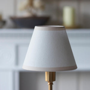 Burley Rechargeable & Ivy 16cm Vintage white shade - Comet Lighting