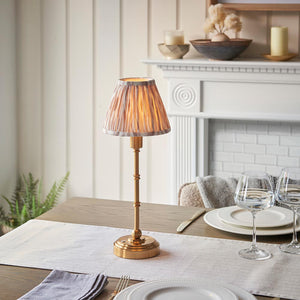 Burley Rechargeable & Ikat 16cm Neutral shade - Comet Lighting