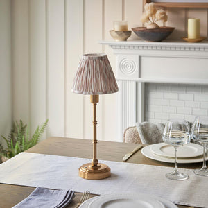 Burley Rechargeable & Ikat 16cm Neutral shade - Comet Lighting
