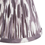 Wall light Burley Rechargeable & Ikat 16cm Pearl grey shade - Comet Lighting