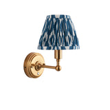 Wall light Burley Rechargeable & Ikat 16cm Marlin blue shade - Comet Lighting