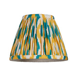 Wall light Burley Rechargeable & Ikat 16cm Yellow & jade shade - Comet Lighting