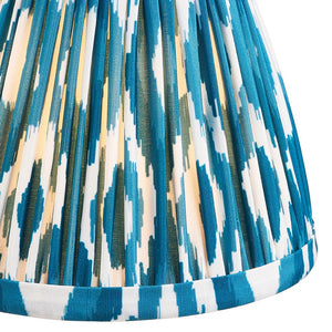 Morton Rechargeable & Ikat 16cm Marlin blue shade - Comet Lighting