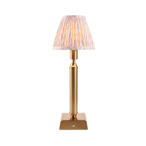 Trobridge Rechargeable & Leaf 16cm Peachy keen shade - Comet Lighting