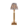 Trobridge Rechargeable & Ripple 16cm Pearl grey shade - Comet Lighting
