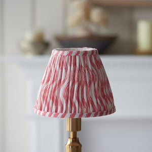 Trobridge Rechargeable & Ripple 16cm Coral pink shade - Comet Lighting