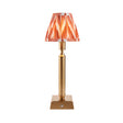 Trobridge Rechargeable & Zigzag 16cm Apricot orange shade - Comet Lighting