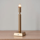 Trobridge Rechargeable & Ikat 16cm Pearl grey shade - Comet Lighting