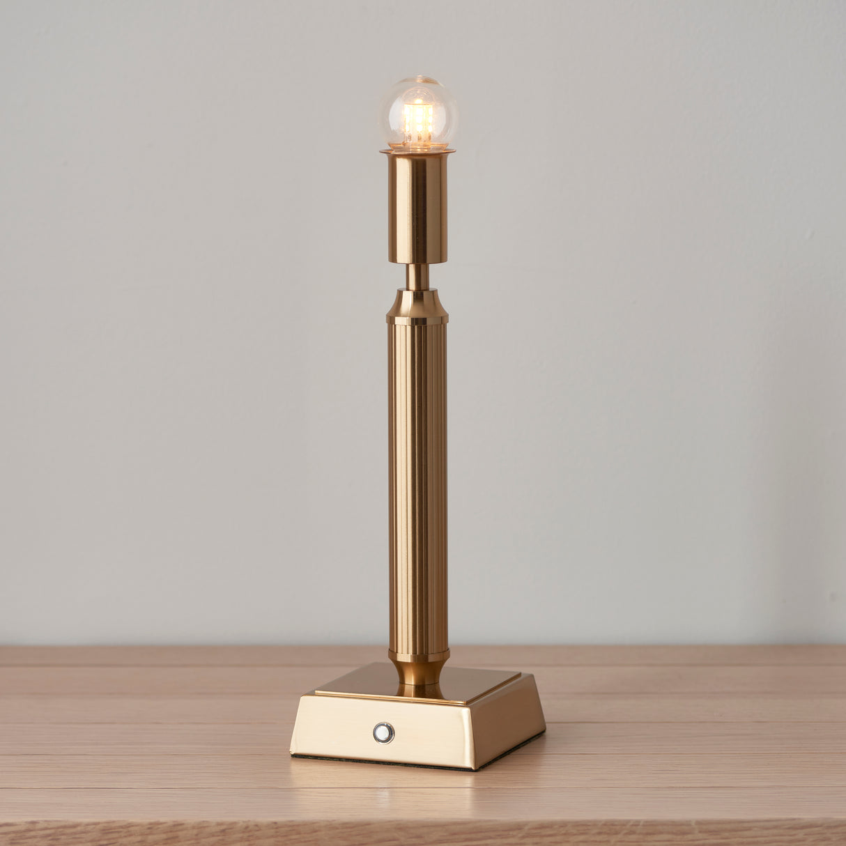 Trobridge Rechargeable & Ikat 16cm Yellow & jade shade - Comet Lighting
