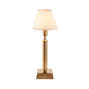 Trobridge Rechargeable & Ivy 16cm Vintage white shade - Comet Lighting
