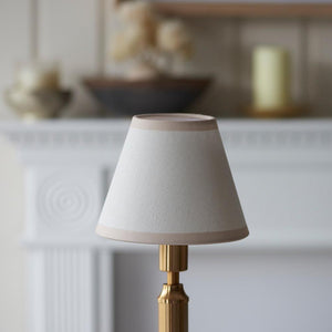Trobridge Rechargeable & Ivy 16cm Vintage white shade - Comet Lighting