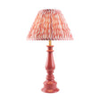 Myrtle & Ripple 30cm Coral pink shade - Comet Lighting