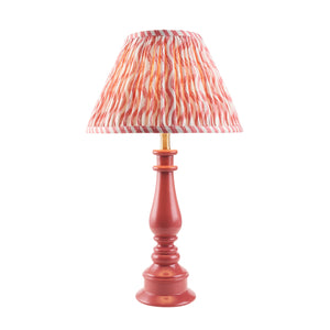 Myrtle & Ripple 30cm Coral pink shade - Comet Lighting
