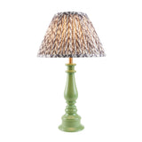 Gloss Green Myrtle & Leaf 30cm Pearl grey shade