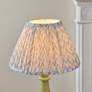 Gloss Green Myrtle & Leaf 30cm Shell bay blue shade - Comet Lighting
