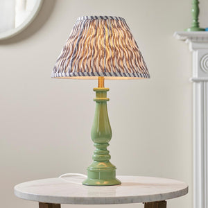 Gloss Green Myrtle & Ripple 30cm Pearl grey shade - Comet Lighting