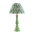 Gloss Green Myrtle & Zigzag 30cm Cotswold green shade - Comet Lighting