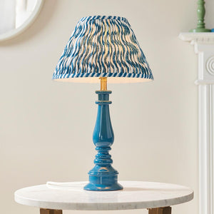Gloss Blue Myrtle & Ripple 30cm Marlin blue shade - Comet Lighting