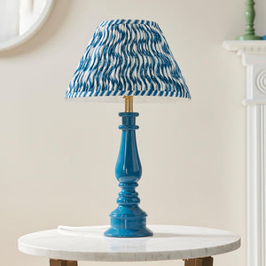 Gloss Blue Myrtle & Ripple 30cm Marlin blue shade - Comet Lighting