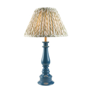 Gloss Blue Myrtle & Leaf 30cm Herb garden green shade - Comet Lighting