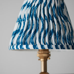 Santiago & Ripple 16cm Marlin blue shade 4Lt Pendant - Comet Lighting