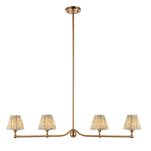 Santiago & Leaf 16cm Herb garden green shade 4Lt Pendant - Comet Lighting